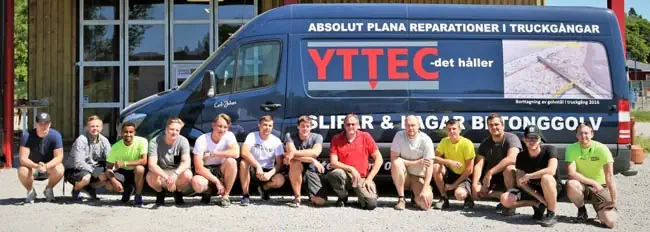 Yttec - Slipning och reparation av betonggolv