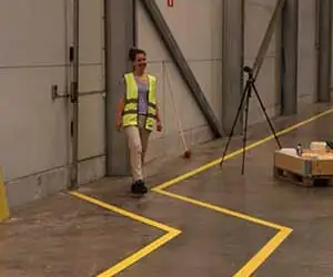 Logistikgolv Linjer - Pilar - Siffror