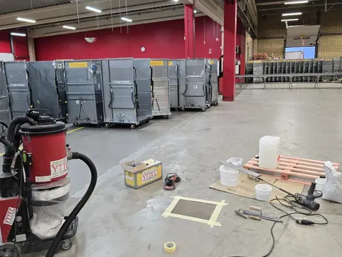 Akut lagning på terminal, Borås